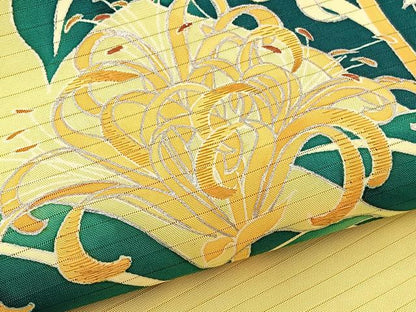 平和屋着物＊夏物　絽塩瀬　九寸名古屋帯　刺繍　鍾馗水仙　銀彩　正絹　逸品　BAAX7635hv