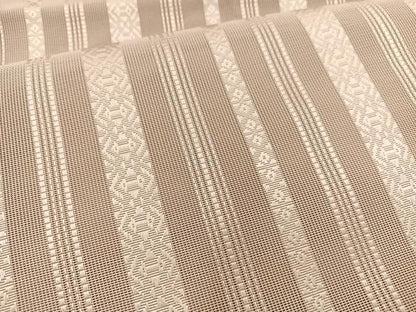 平和屋着物＊夏物　本場筑前博多織　八寸名古屋帯　紗献上　白茶色　正絹　逸品　BAAX7645hv