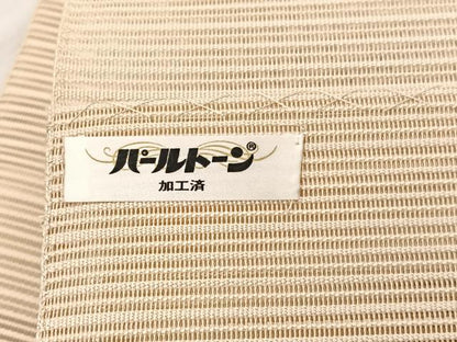 平和屋着物＊夏物　八寸名古屋帯　絽綴れ　枝花文　金銀糸　正絹　逸品　BAAX7669hv