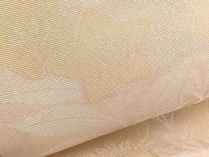 平和屋着物＊夏物　九寸名古屋帯　秋草文　金銀糸　正絹　逸品　未使用　BAAX7671hv