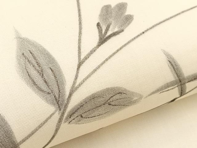 平和屋着物＊夏物　九寸名古屋帯　手描き　桔梗　正絹　逸品　BAAX7685hv