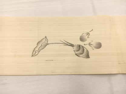 平和屋着物＊夏物　九寸名古屋帯　作家物　手描き　成り物　正絹　逸品　BAAX7718hv
