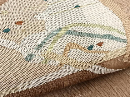 平和屋着物＊夏物　九寸名古屋帯　すくい織　重山文　金銀糸　正絹　逸品　BAAX7726hv