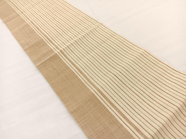 平和屋着物＊夏物　八寸名古屋帯　縞　BAAX7733hv