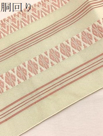 平和屋着物＊夏物　本場筑前博多織　八寸名古屋帯　紗献上　正絹　逸品　BAAX7759hv
