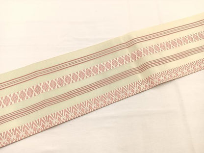 平和屋着物＊夏物　本場筑前博多織　八寸名古屋帯　紗献上　正絹　逸品　BAAX7759hv
