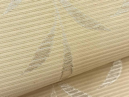 平和屋着物＊夏物　全通柄　九寸名古屋帯　枝垂れ枝葉文　銀糸　正絹　逸品　BAAX7782hv