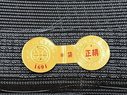 平和屋着物＊夏物　西陣　六通柄袋帯　唐織　十字文様　証紙付き　正絹　逸品　BAAX7803hv