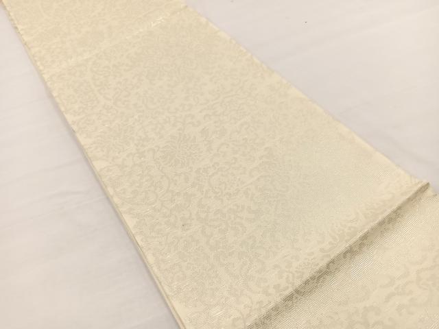 平和屋着物＊夏物　六通柄袋帯　正倉院　銀糸　正絹　逸品　BAAX7807hv