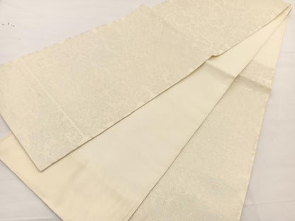 平和屋着物＊夏物　六通柄袋帯　正倉院　銀糸　正絹　逸品　BAAX7807hv