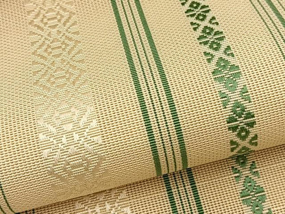 平和屋着物＊夏物　本場筑前博多織　八寸名古屋帯　紗献上　正絹　逸品　BAAX7809hv