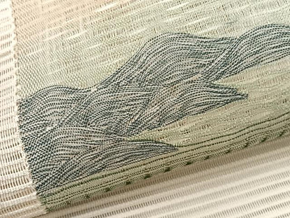 平和屋着物＊夏物　八寸名古屋帯　絽綴れ　風景文　正絹　逸品　未使用　BAAX7816hv
