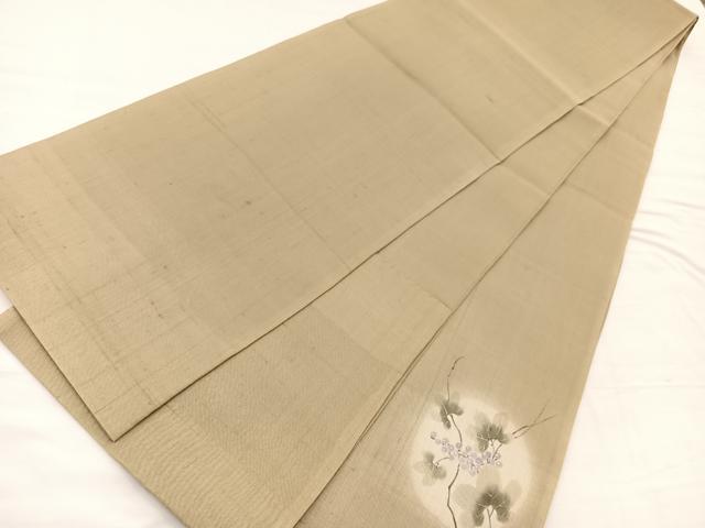 平和屋着物＊夏物　太鼓柄袋帯　手描き　葡萄　金彩　正絹　逸品　BAAX7855hv