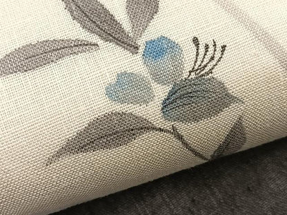 平和屋着物＊夏物　九寸名古屋帯　手描き　枝花文　正絹　逸品　BAAX7885hv
