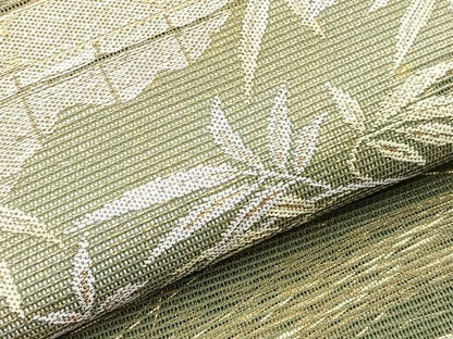 平和屋着物＊夏物　六通柄袋帯　障絵文様　金糸　正絹　逸品　BAAX7910hv