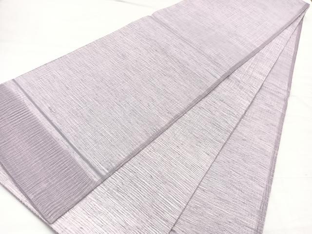 平和屋着物＊夏物　両面　太鼓柄袋帯　すくい織　満月にすすき　金銀糸　さが美扱い　正絹　逸品　未使用　BAAX7916hv