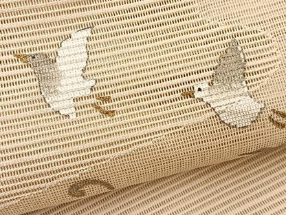 平和屋着物＊夏物　八寸名古屋帯　絽綴れ　作家物　手描き　立波飛鳥文　金銀彩　正絹　逸品　BAAX7931hv