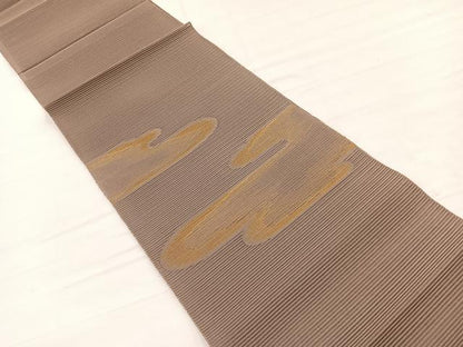平和屋着物＊夏物　銀座きしや　八寸名古屋帯　絽綴れ　エ霞文　正絹　逸品　未使用　BAAX7948hv