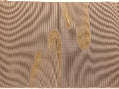 平和屋着物＊夏物　銀座きしや　八寸名古屋帯　絽綴れ　エ霞文　正絹　逸品　未使用　BAAX7948hv