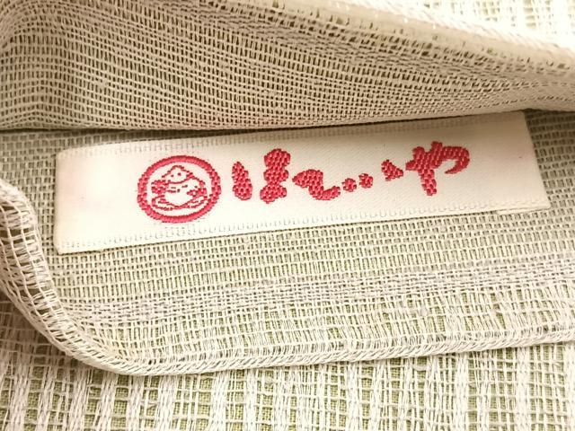 平和屋着物＊夏物　両面　太鼓柄袋帯　櫛織　芝草文　銀糸　ほていや扱い　正絹　逸品　BAAX7972hv