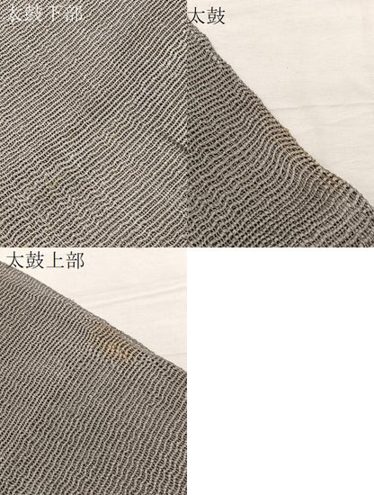 平和屋着物＊夏物　八寸名古屋帯　幾何学文様　正絹　逸品　BAAX7993hv