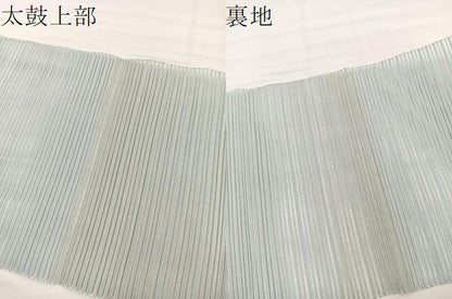 平和屋着物＊夏物　八寸名古屋帯　絽綴れ　流水花文　金銀糸　正絹　逸品　BAAX7995hv
