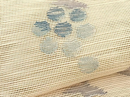 平和屋着物＊夏物　1854年創業　帯屋捨松　八寸名古屋帯　葡萄　正絹　逸品　BAAX7996hv