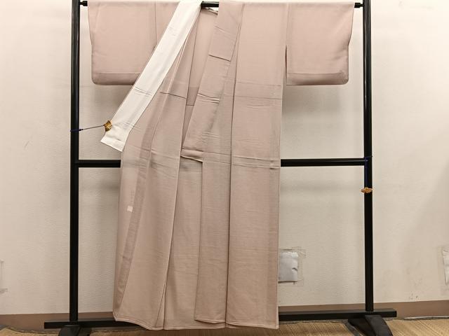 平和屋着物＊夏物　色無地　本加賀友禅作家　成竹登茂男監修　絽縮緬　雄黄色　正絹　逸品　BAAX8100mz