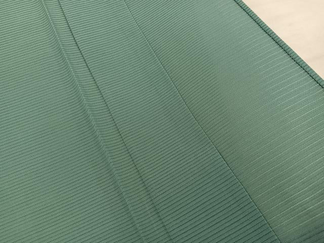 平和屋着物＊夏物　色無地　絽　麹塵色　正絹　逸品　BAAX8103mz