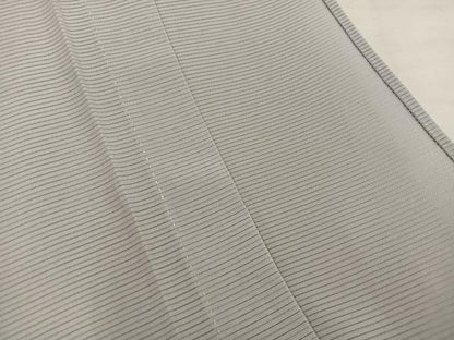 平和屋着物＊夏物　色無地　絽　白橡色　正絹　逸品　BAAX8104mz