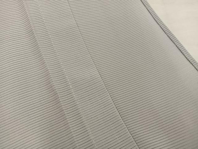 平和屋着物＊夏物　色無地　絽　白橡色　正絹　逸品　BAAX8104mz