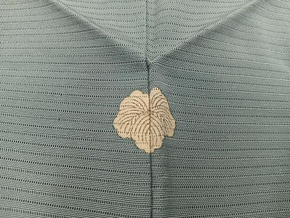 平和屋着物＊夏物　色無地　絽　岩井茶色　正絹　逸品　BAAX8116mz