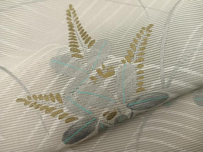 平和屋着物＊夏物　訪問着　絽　地紙重ね秋草文　正絹　逸品　BAAX8121mz