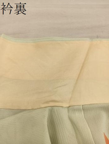 平和屋着物＊夏物　訪問着　絽　カトレア　銀彩　正絹　逸品　BAAX8126mz