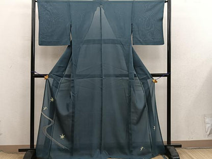 平和屋着物＊夏物　色留袖　絽　竜田川　正絹　逸品　BAAX8141mz