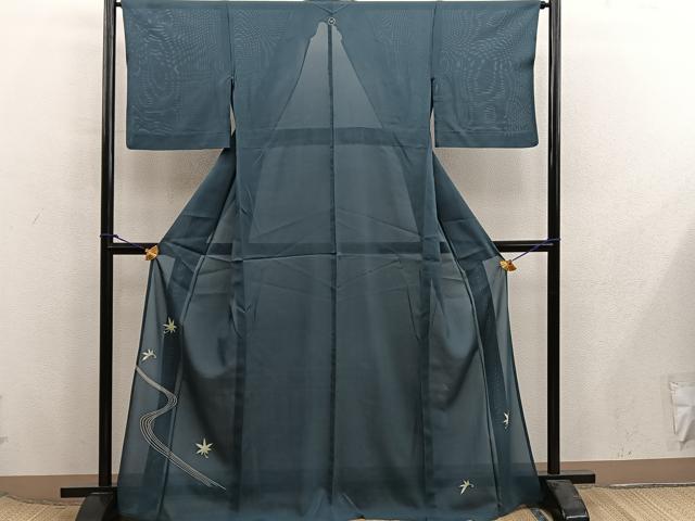 平和屋着物＊夏物　色留袖　絽　竜田川　正絹　逸品　BAAX8141mz
