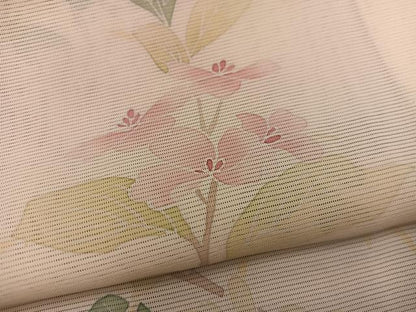 平和屋着物＊夏物　訪問着　絽　枝花文　正絹　逸品　BAAX8146mz