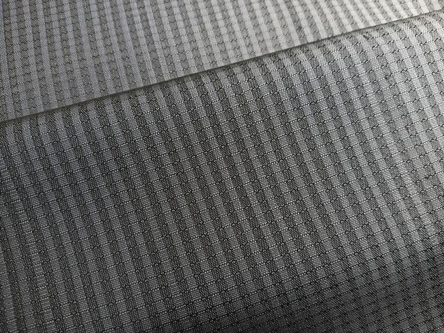 平和屋着物＊夏物　お召　霞文　正絹　逸品　BAAX8147mz
