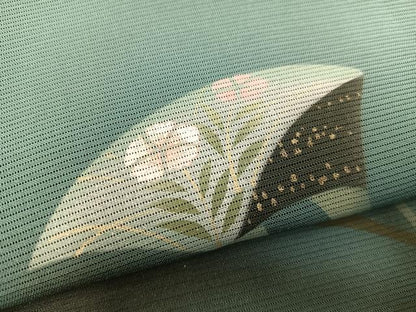 平和屋着物＊夏物　訪問着　絽　かんざし　舞蝶花文　正絹　逸品　BAAX8150mz