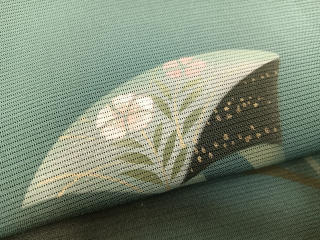 平和屋着物＊夏物　訪問着　絽　かんざし　舞蝶花文　正絹　逸品　BAAX8150mz