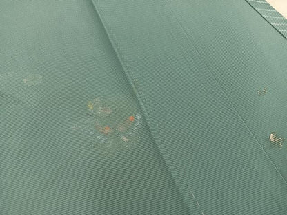 平和屋着物＊夏物　訪問着　絽　かんざし　舞蝶花文　正絹　逸品　BAAX8150mz