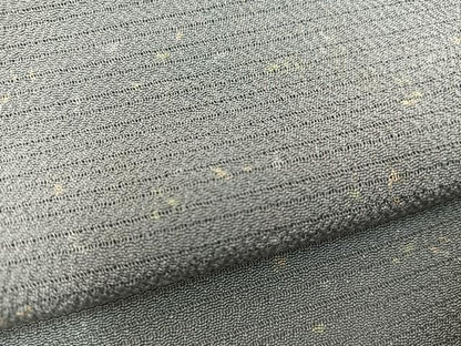 平和屋着物＊夏物　小紋　絽縮緬　幾何学文様　正絹　逸品　BAAX8152mz