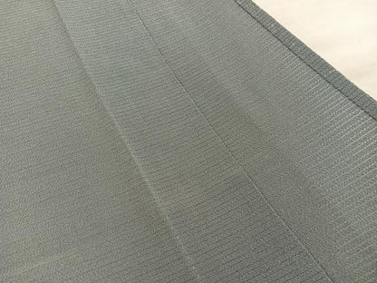 平和屋着物＊夏物　小紋　絽縮緬　幾何学文様　正絹　逸品　BAAX8152mz