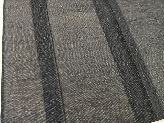 平和屋着物＊夏物　本場大島紬　夏大島　草葉文　正絹　逸品　BAAX8166mz