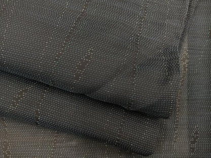 平和屋着物＊夏物　本場大島紬　夏大島　草葉文　正絹　逸品　BAAX8166mz