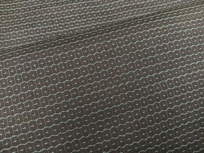平和屋着物●男性　本場大島紬　アンサンブル　80亀甲　総詰め　正絹　逸品　未使用　BAAX8192mz