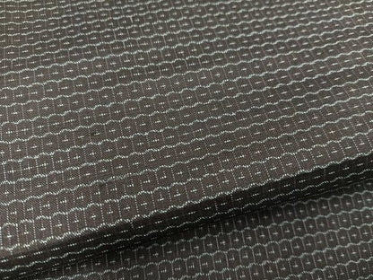 平和屋着物●男性　本場大島紬　アンサンブル　80亀甲　総詰め　正絹　逸品　未使用　BAAX8192mz