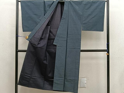 平和屋着物■男性　本場大島紬　アンサンブル　80亀甲　総詰め　正絹　逸品　BAAX8194mz
