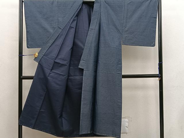 平和屋着物●男性　本場大島紬　アンサンブル　80亀甲　総詰め　正絹　逸品　BAAX8196mz
