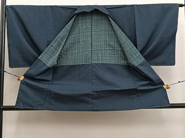 平和屋着物■男性　本場大島紬　アンサンブル　100亀甲　総詰め　正絹　逸品　BAAX8200mz